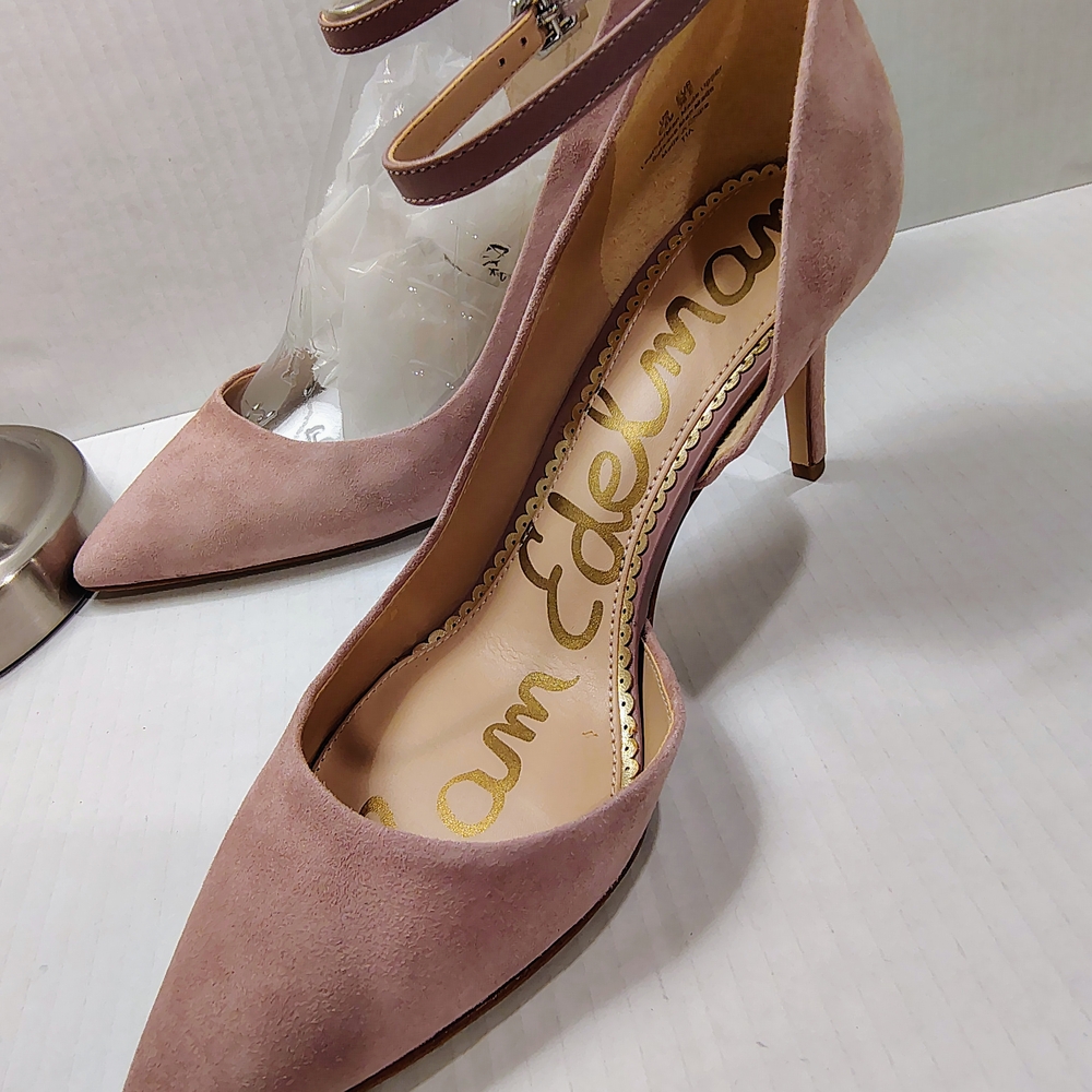 Sam Edelman Women's Pink Suede Heels